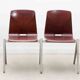 Galvanitas S22 mahogany and white chair