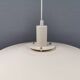 White slim hanging lamp from the Danish lamp produced by Lyfa, 1980s