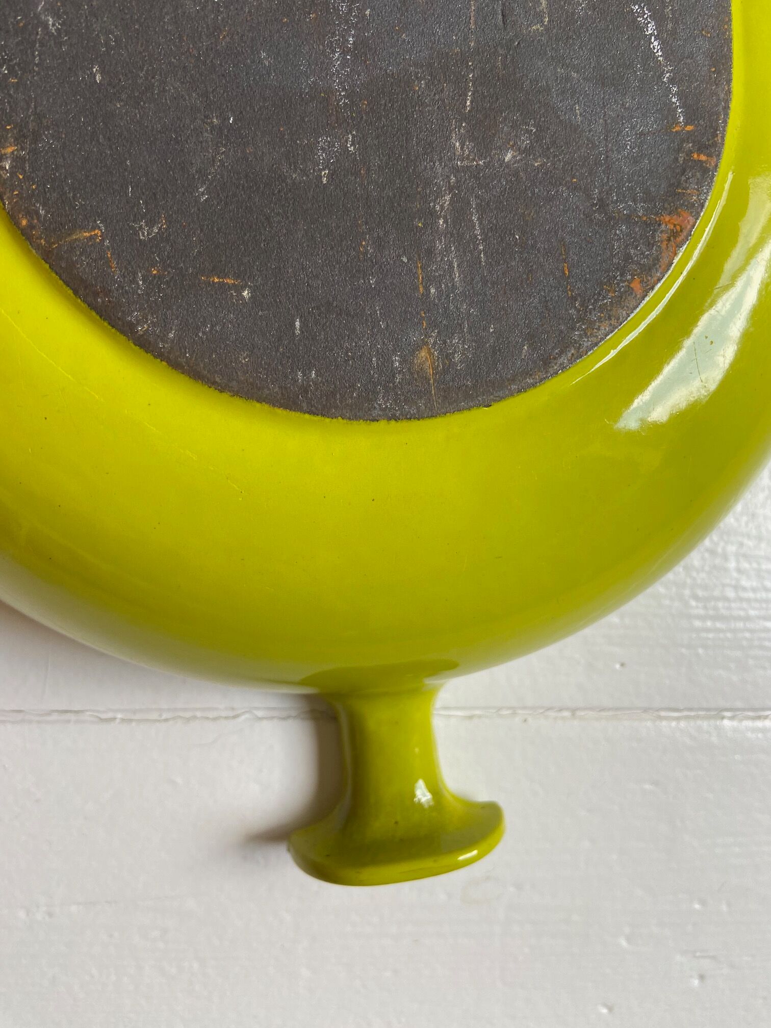 Vintage cast iron gratin dish Le Creuset