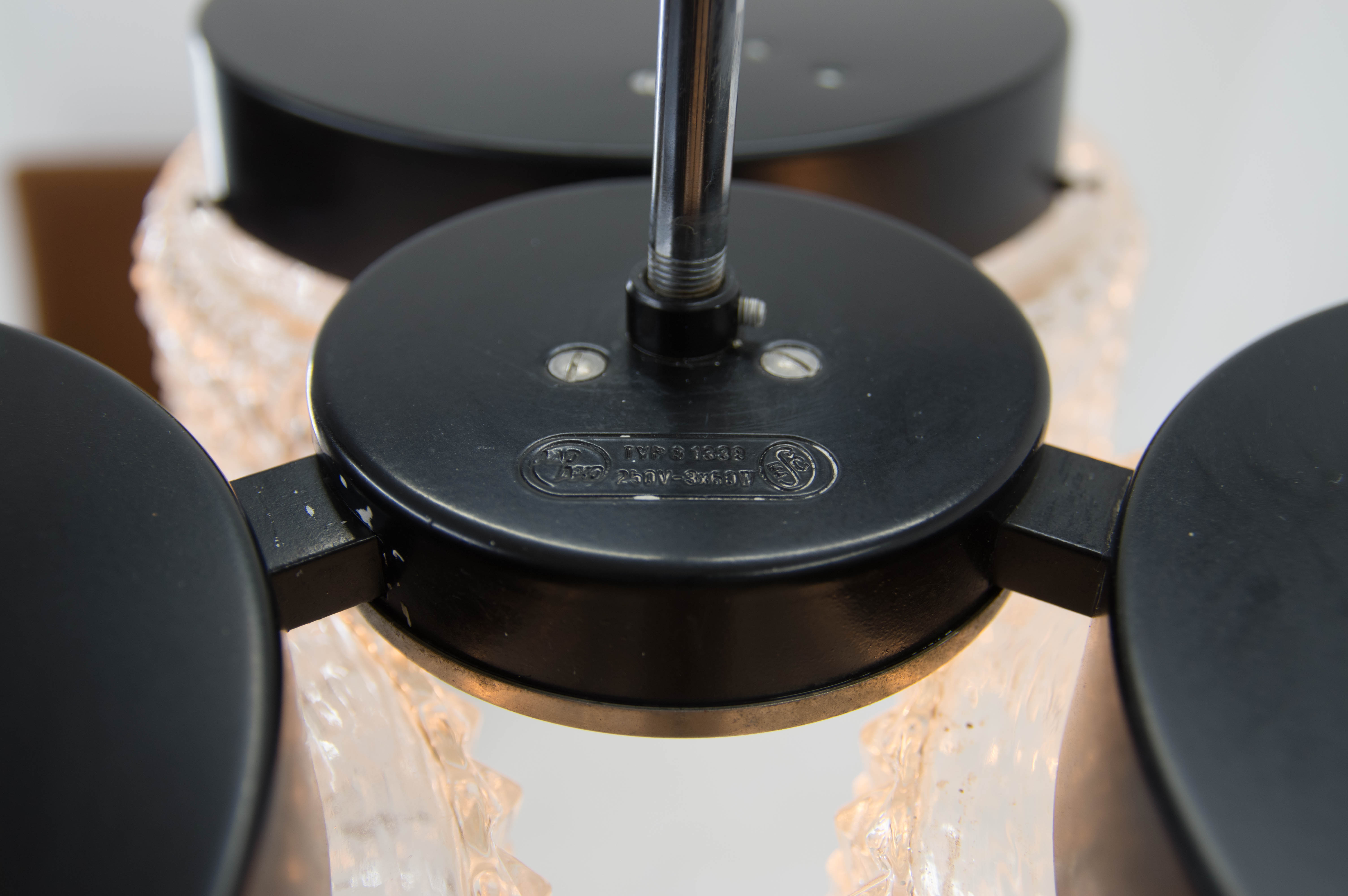 Chandelier by Napako, Czechoslovakia, 1960s