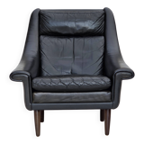 1960s, Danish highback armchair by Aage Christensen, furniture leather.