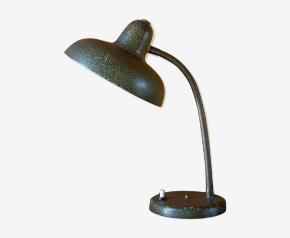 Lampe vintage articulé, métal effet craquelé