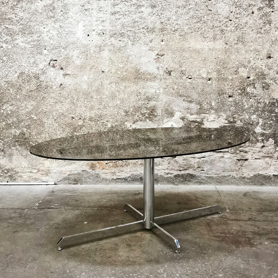 Oval dining table, Roche Bobois, 1970