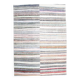 8x10 Neutral Mutlicolor Oversize Striped Kilim Rug, 231x316Cm