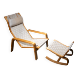 Fauteuil relax et pouf Vilan pour Ikea