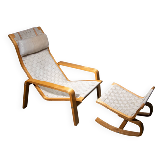 Fauteuil relax et pouf Vilan pour Ikea