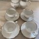 Seiltmann Weiden silver-plated porcelain tea and coffee service