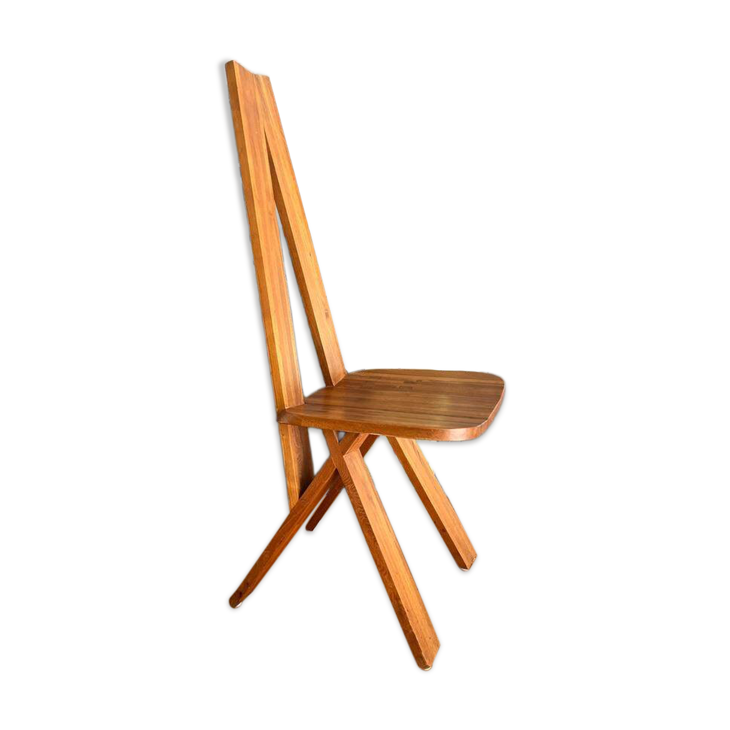 Chaises S45 Pierre Chapo vintage orme massif 1970