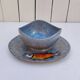 Fish service, Niderviller earthenware, vintage