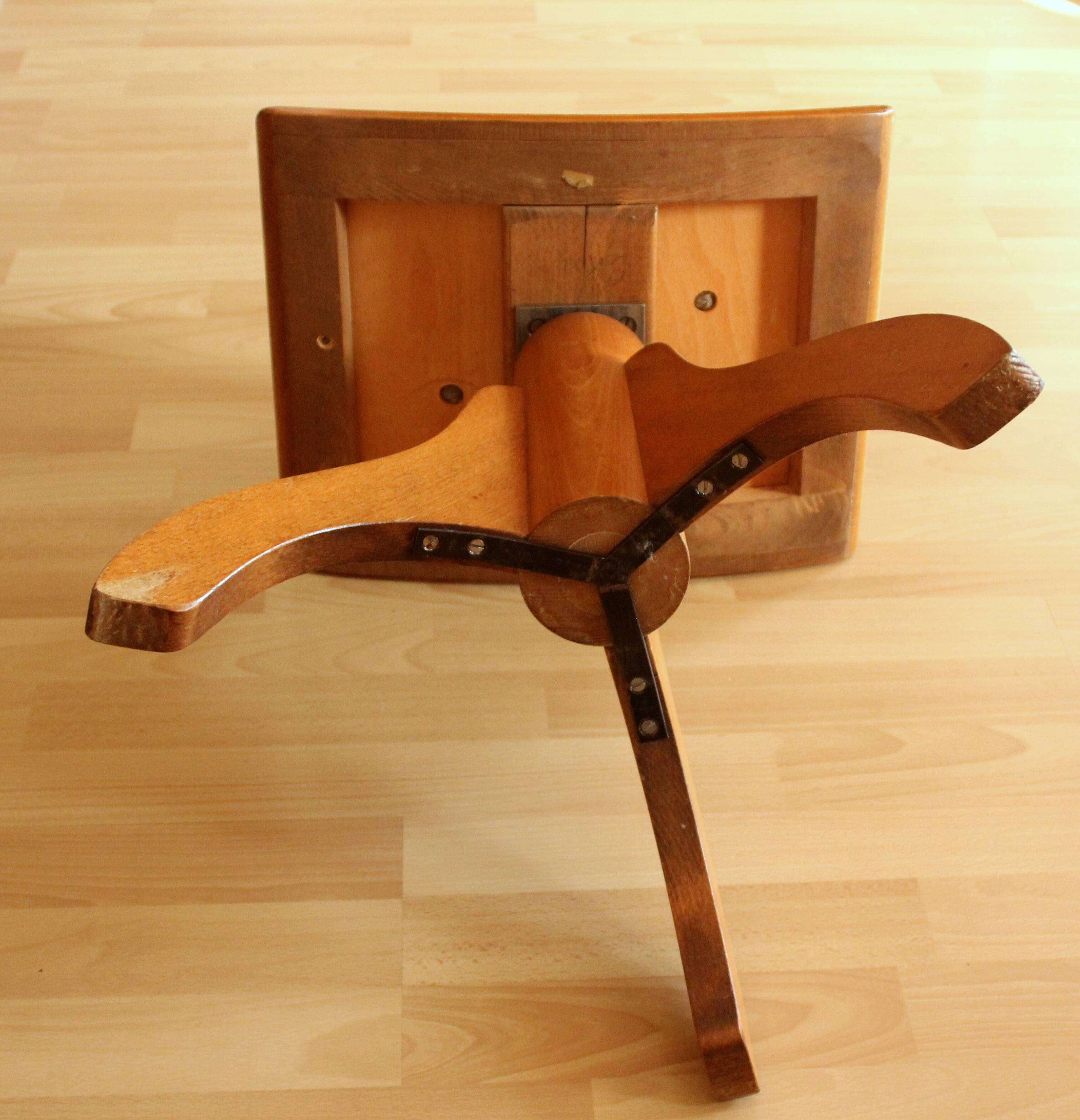 Mid Century piano stool from the 70s - Vintage