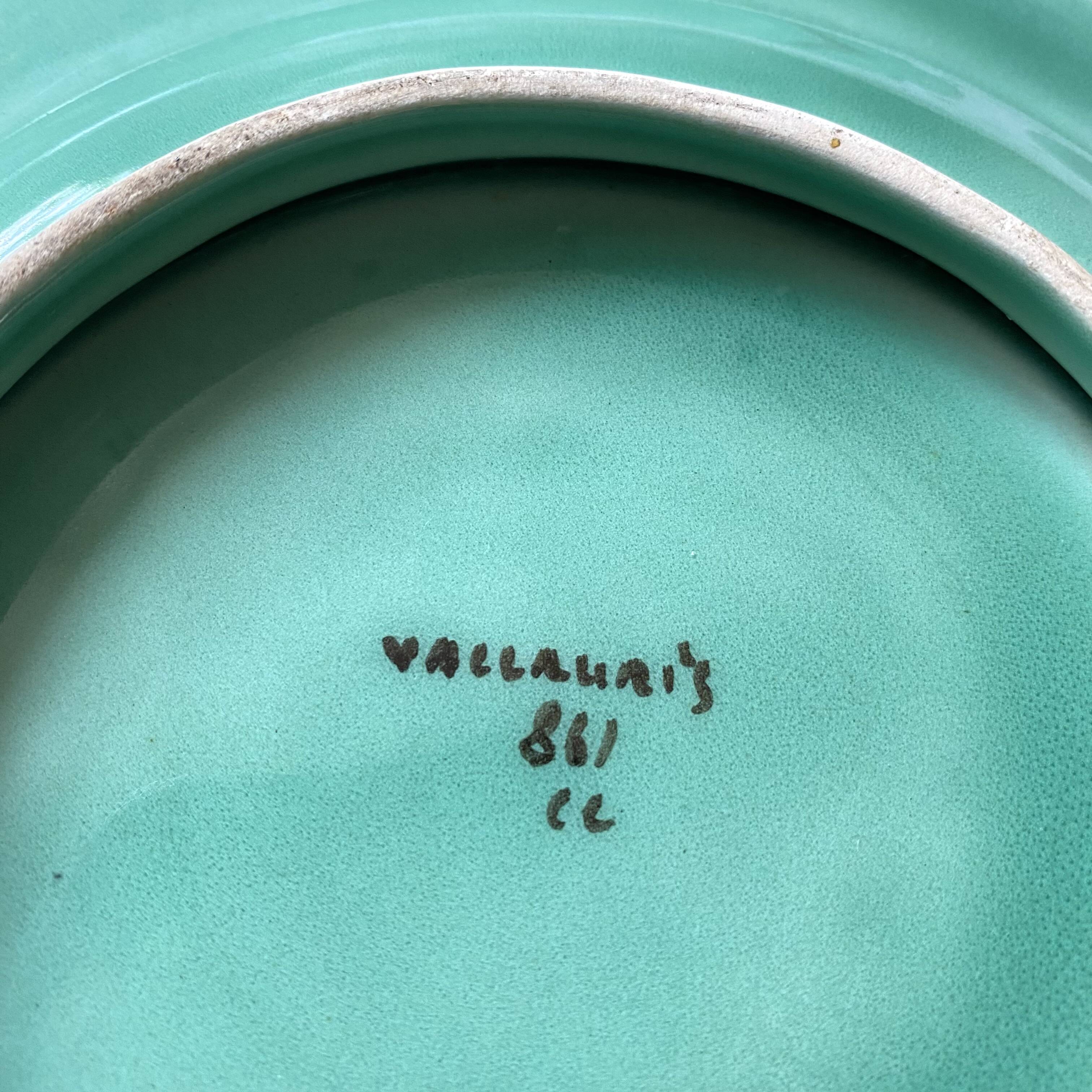 Vallauris dessert plates from the 50s and 60s
