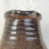 Pitcher in glazed stoneware Fontgombault