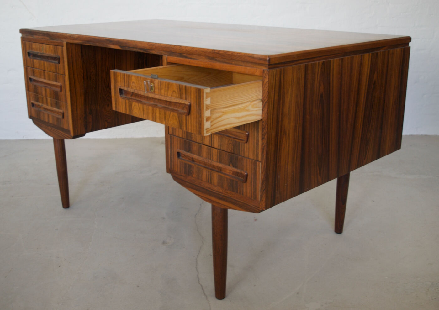 Rosewood Desk by J. Svenstrup For A.P. Nielsen