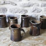 Pitcher service and 6 ceramic cups