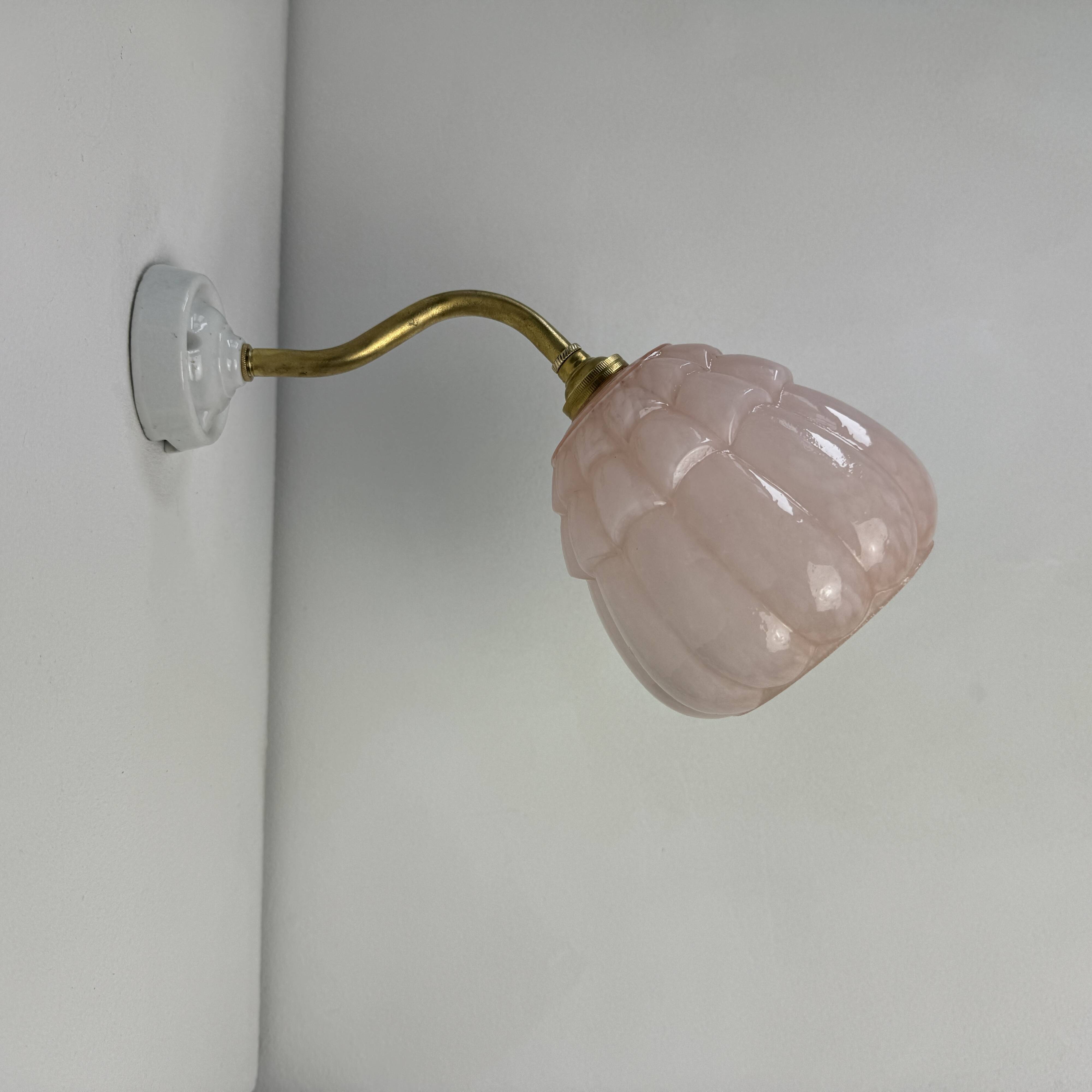 OLD ART-DECO SWAN NECK WALL LIGHT