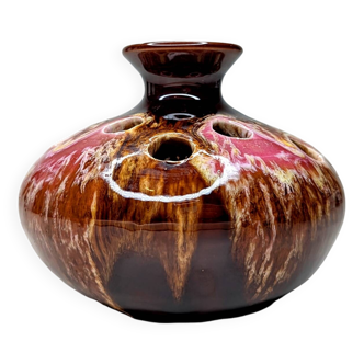 Vase pique fleurs vintage Vallauris AM