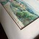 Watercolor painting 1909 "Pouilly-en-Auxois" (21) Signed Lépée + frame