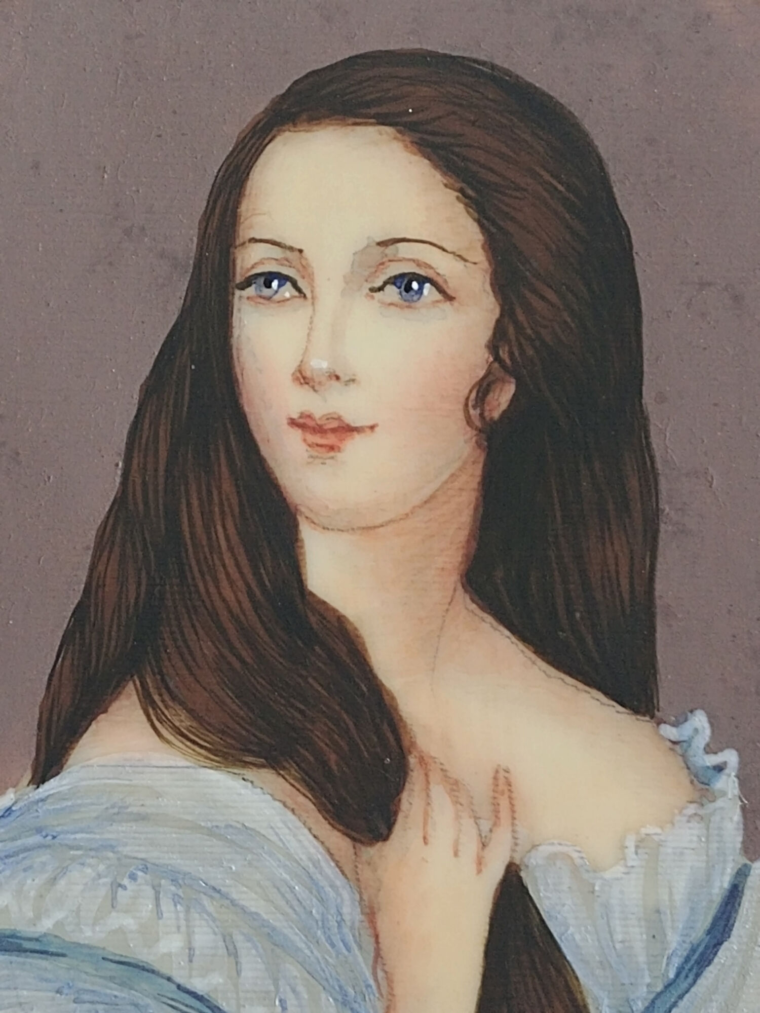 Portrait miniature Mme Korsakov