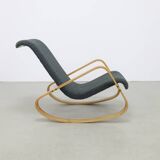 Vintage Rocking Chair/Lounge Chair “Dondolo” by Luigi Crassevig, 1970s