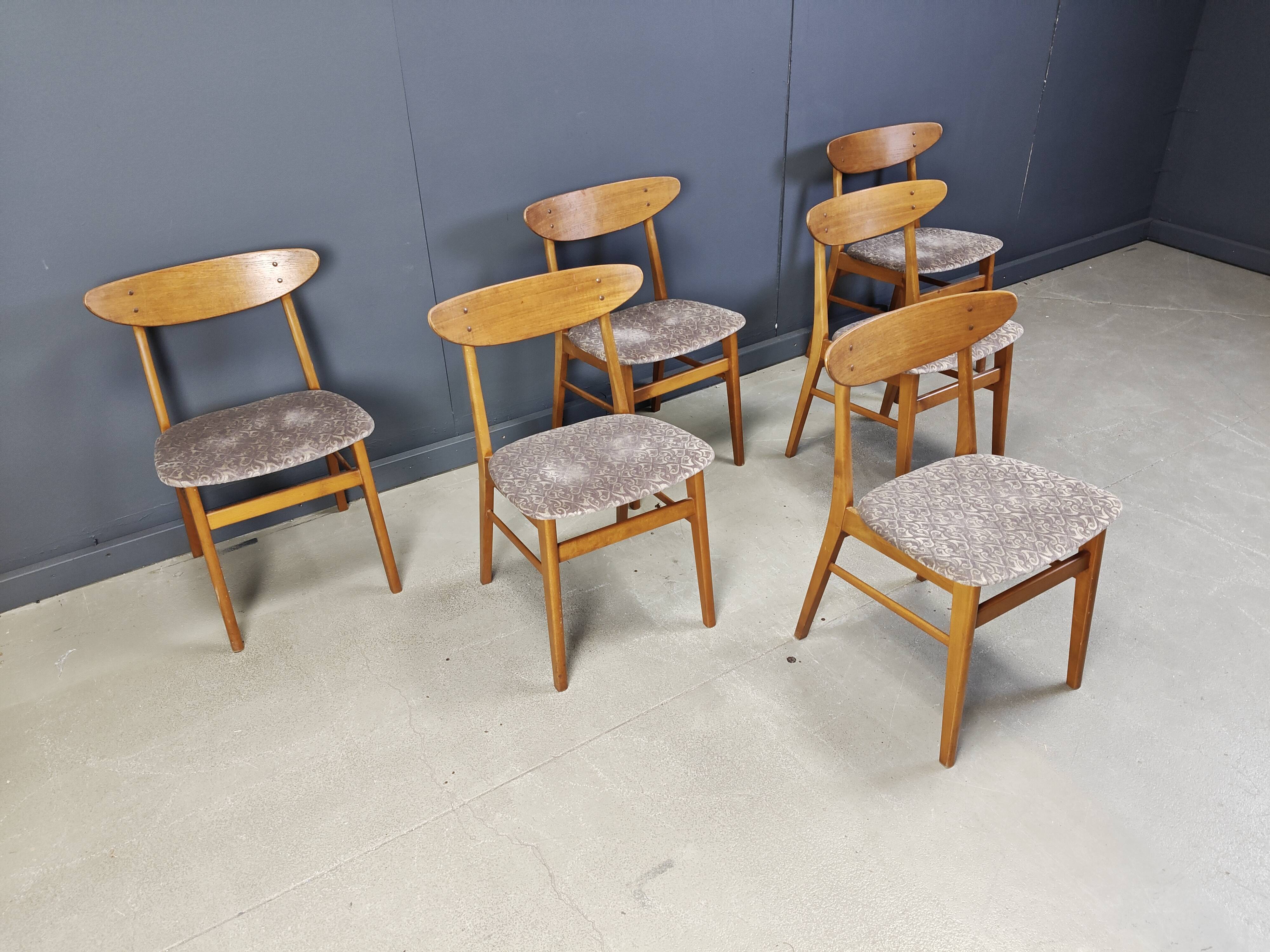 Farstrup Mobler dining chairs, set of 6 - 1960