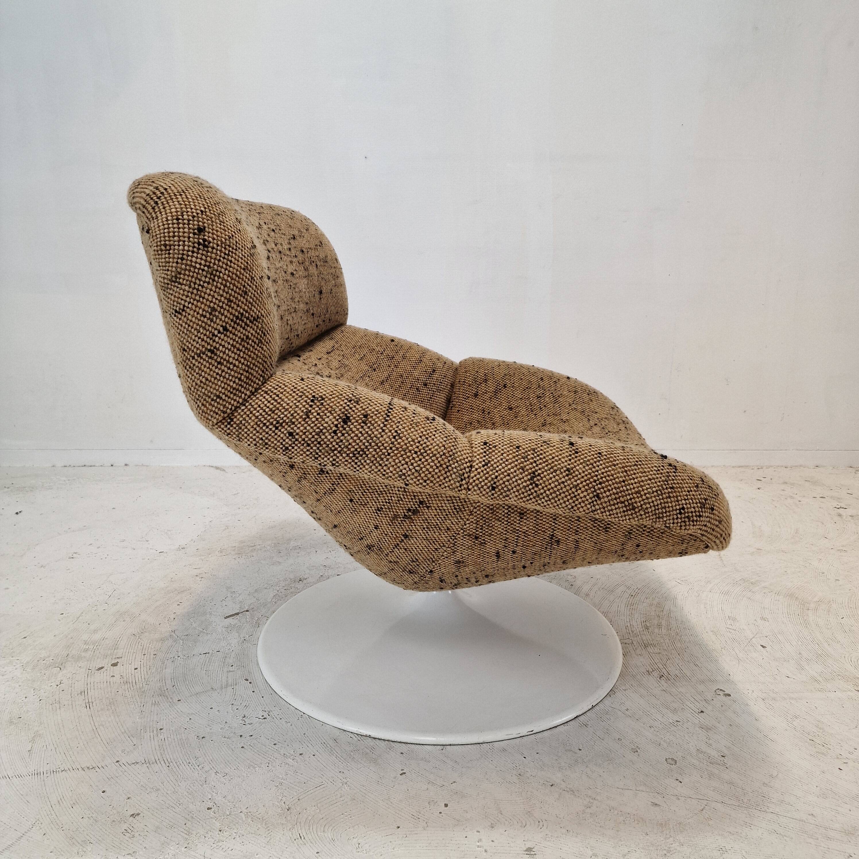 Midcentury F518 Lounge Chair by Geoffrey Harcourt for Artifort, 1970s