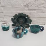 Ceramic lot signed Alice Colonieu