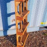 Étagère de bateau 4 niveaux en bois et corde