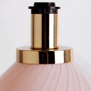 Grande lampe en verre de Murano rose