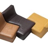 Ligne roset leather sofa Confluence model