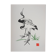 Mokuchu URUSHIBARA: Japanese print, The White Herons, Woodblock print