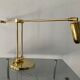Articulated lamp Deknudt brass, 70s