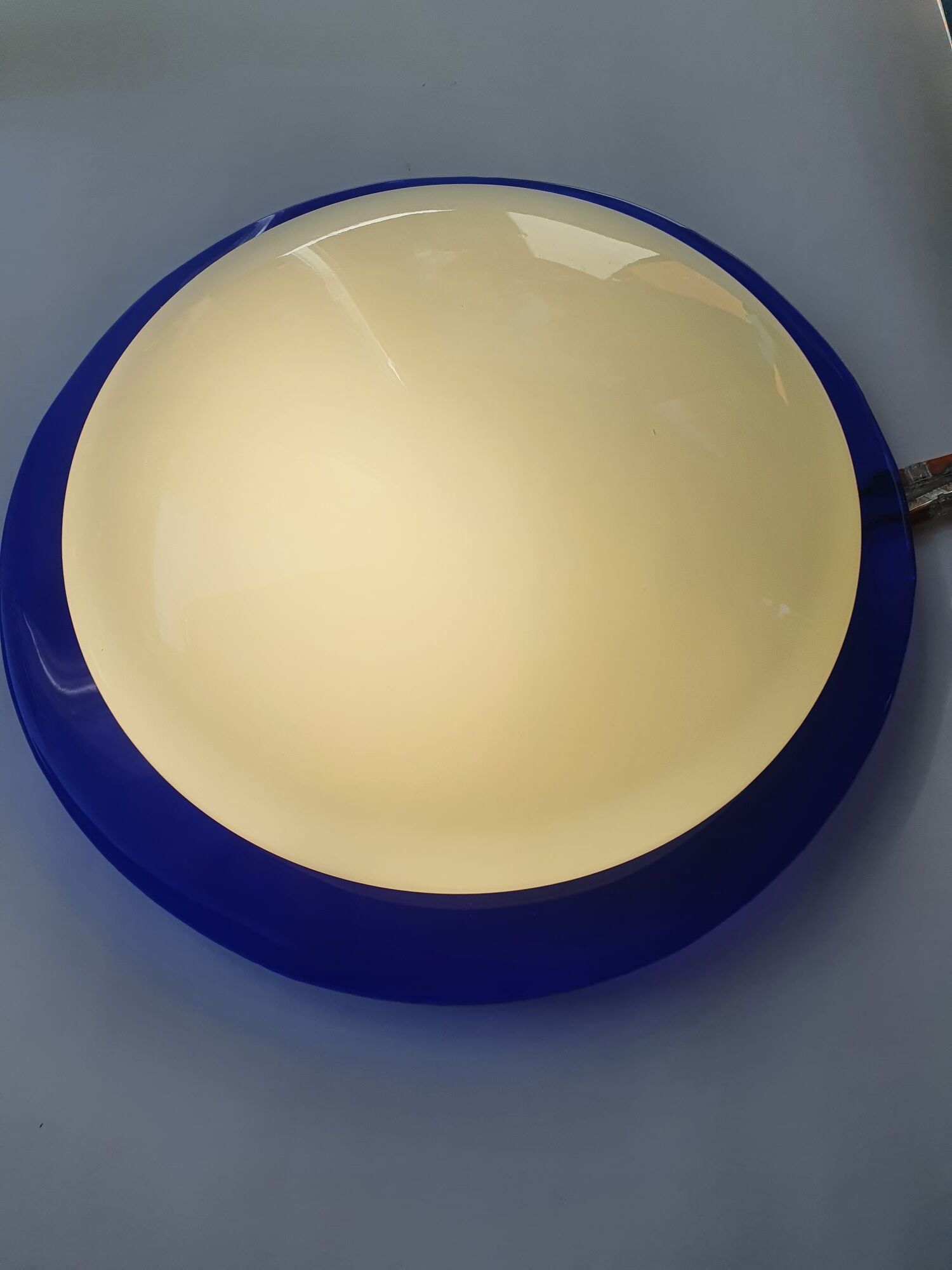 Grande applique murale ou plafonnier verre Murano années 70