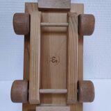 Large wooden train stamped Wog Austria