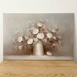 Painting bouquet of flowers signed R.Thomas