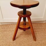 Solid wood screw stool