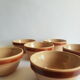 Set de 6 bols en gres Gien france vintage