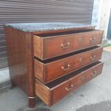 Mahogany chest of drawers from the nineteenth century