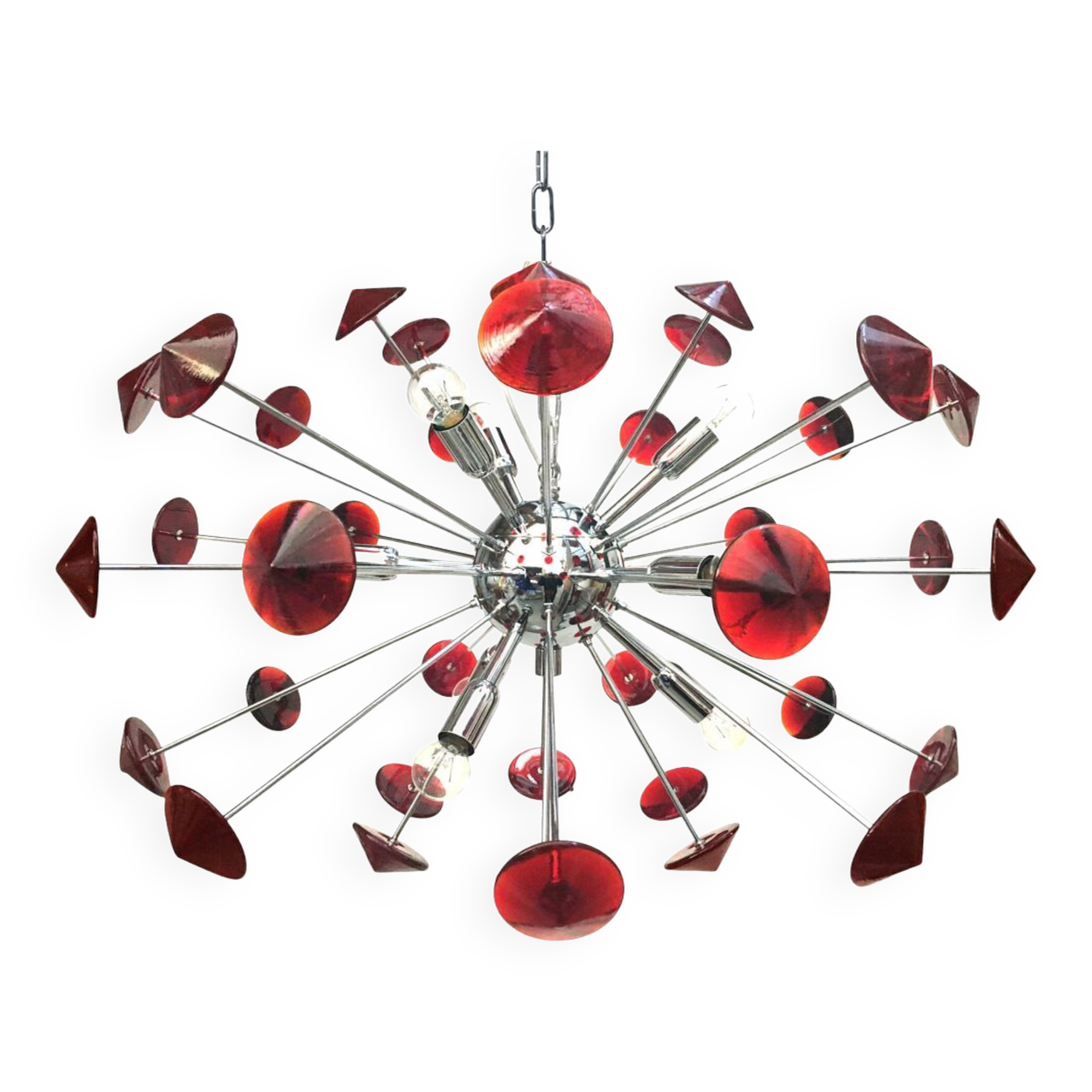 Coni chandelier in Murano glass