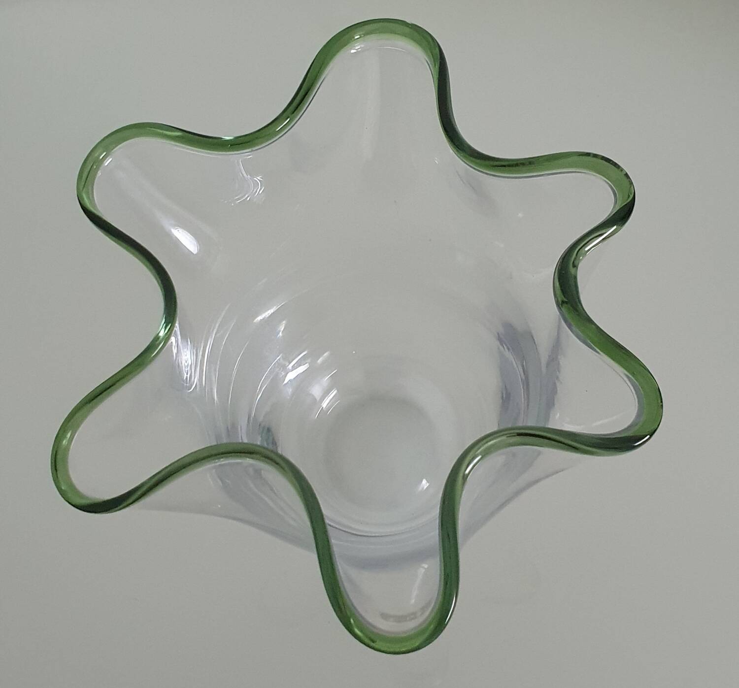 Villeroy and Boch glass and crystal corolla vase