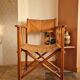Vintage folding director's chair