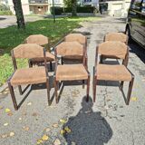 Six wooden Self chairs