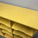 Old workshop furniture / wooden locker / sorting furniture / counter