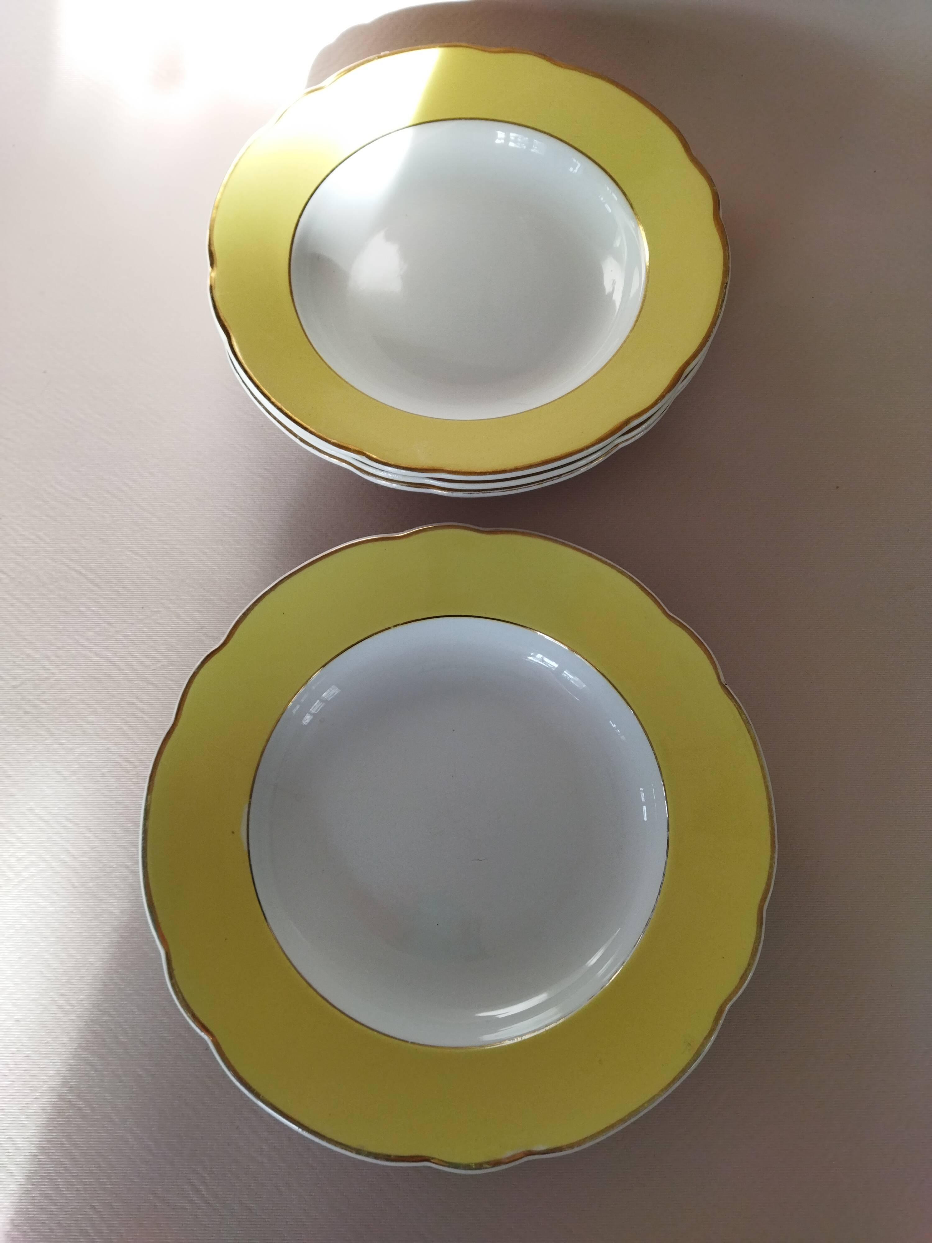 4 hollow plates KG Lunéville Badonviller, Daffodil model