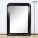 Large Blackened Wooden Mirror, Louis-Philippe style – Mid-19th century