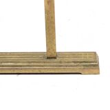 Side Table by Peter Ghyczy in Brass and Glass, Netherlands, 1970s