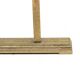 Side Table by Peter Ghyczy in Brass and Glass, Netherlands, 1970s