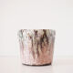 Purple ceramic pot cover
