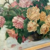 Large Still Life Flowers Painting 136 x 68
