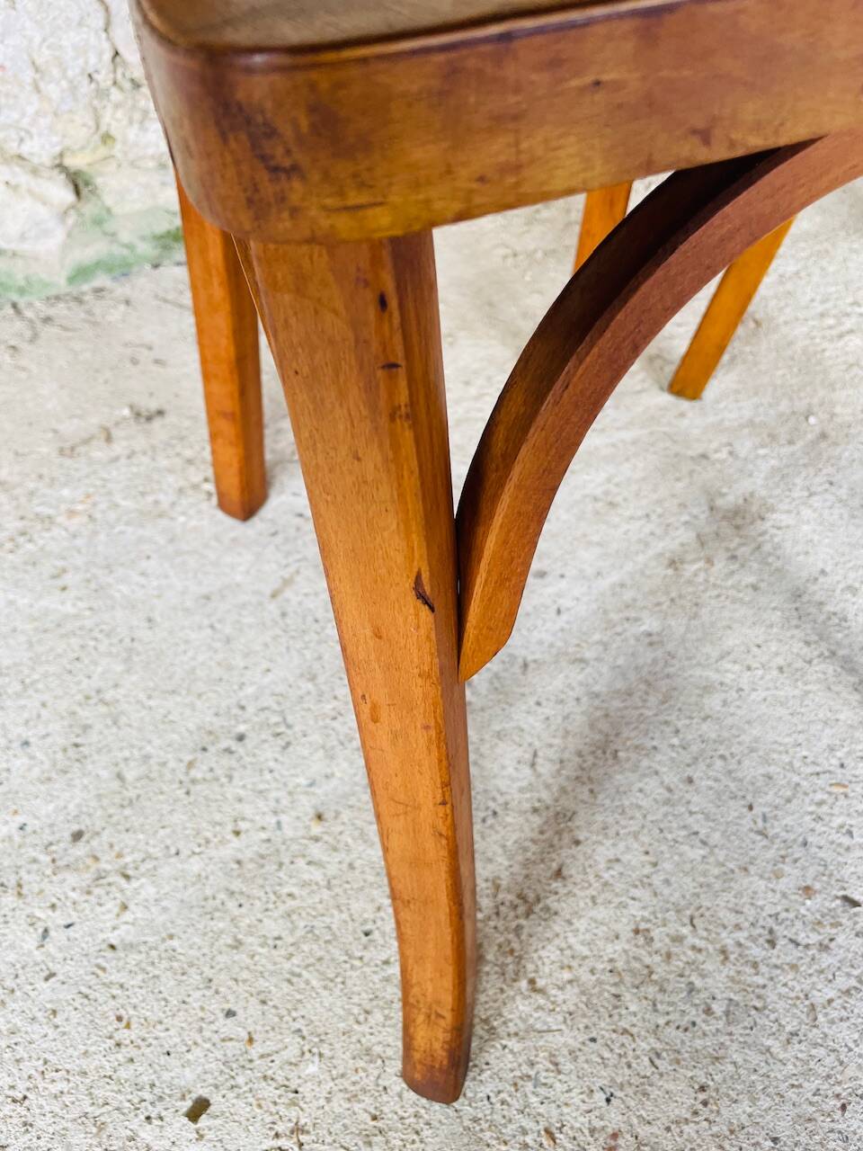 Pair of Baumann bistro chairs, circa 1950's