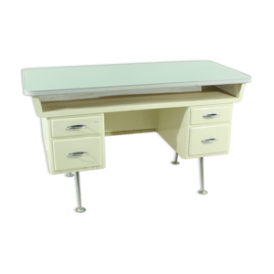 bureau en métal du milieu du siècle des années 50